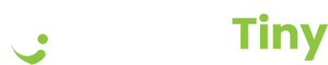 Logo HappyTiny Simplu Alb Logo HappyTiny Simplu Alb